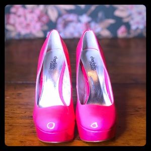 Neon Pink Stilettos 👠